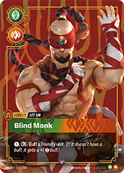 Blind Monk Origins Card List