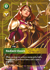 Radiant Dawn Origins Card List