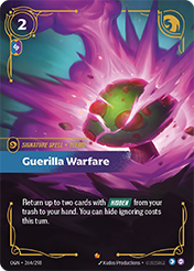 Guerilla Warfare Origins Card List