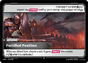 Fortified Position Origins Card List