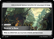 Reaver's Row Origins Card List