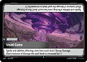 Void Gate Origins Card List
