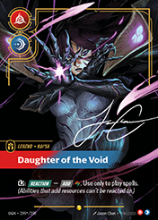 Daughter of the Void - Signature Origins Card List