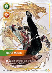Blind Monk - Signature Origins Card List