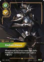 Radiant Dawn Origins Card List