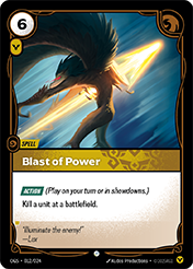 Blast of Power Origins - Proving Grounds Card List