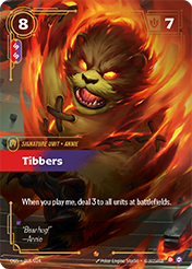 Tibbers Origins - Proving Grounds Card List