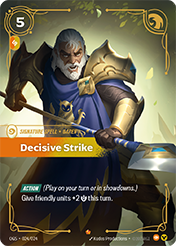 Decisive Strike Origins - Proving Grounds Card List