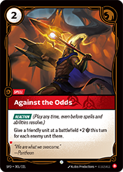 Against the Odds Spiritforged Card List