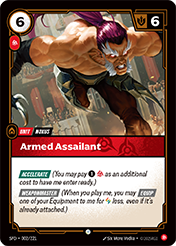 Armed Assailant Spiritforged Card List