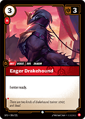 Eager Drakehound Spiritforged Card List