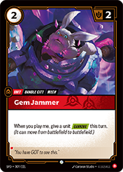 Gem Jammer Spiritforged Card List