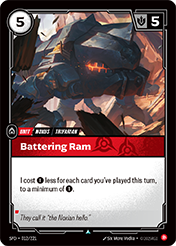 Battering Ram Spiritforged Card List