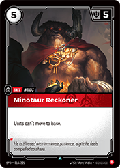 Minotaur Reckoner Spiritforged Card List