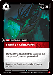 Perched Grimwyrm Spiritforged Card List