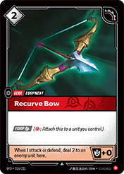 Recurve Bow Spiritforged Card List