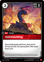 Void Hatchling Spiritforged Card List