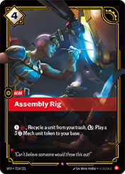 Assembly Rig Spiritforged Card List