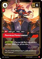 Ferrous Forerunner Spiritforged Card List