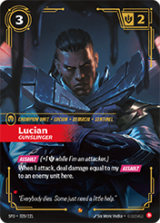 Lucian, Gunslinger Spiritforged Card List