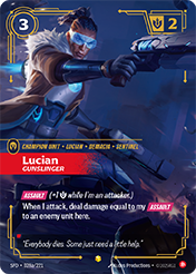 Lucian, Gunslinger - Alt Art Spiritforged Card List