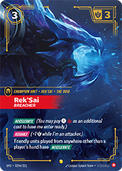 Rek'Sai, Breacher - Alt Art Spiritforged Card List