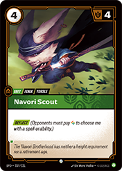 Navori Scout Spiritforged Card List