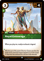 Royal Entourage Spiritforged Card List