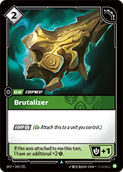 Brutalizer Spiritforged Card List