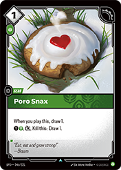 Poro Snax Spiritforged Card List