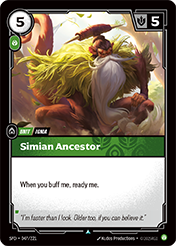 Simian Ancestor Spiritforged Card List