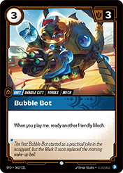 Bubble Bot Spiritforged Card List