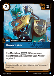 Forecaster Spiritforged Card List