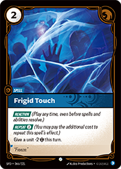 Frigid Touch Spiritforged Card List