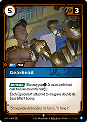 Gearhead Spiritforged Card List