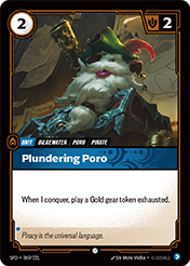 Plundering Poro Spiritforged Card List