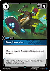 Dropboarder Spiritforged Card List