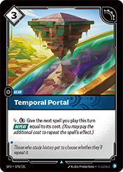 Temporal Portal Spiritforged Card List