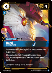 Bard, Mercurial Spiritforged Card List