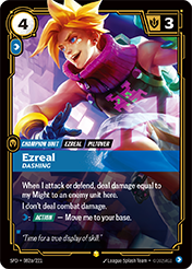 Ezreal, Dashing - Alt Art Spiritforged Card List