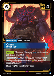 Ornn, Forge God Spiritforged Card List