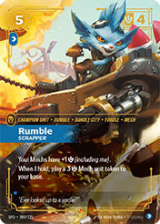 Rumble, Scrapper Spiritforged Card List