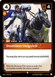 Dauntless Vanguard Spiritforged Card List