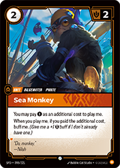 Sea Monkey Spiritforged Card List