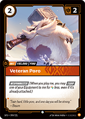 Veteran Poro Spiritforged Card List