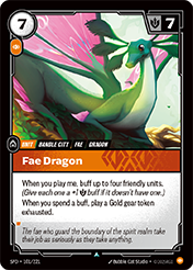 Fae Dragon Spiritforged Card List
