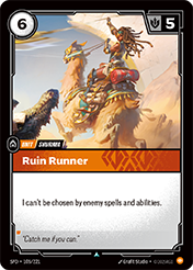 Ruin Runner Spiritforged Card List
