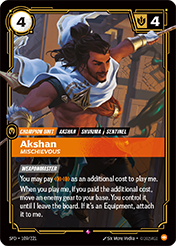 Akshan, Mischievous Spiritforged Card List