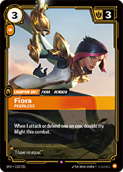 Fiora, Peerless Spiritforged Card List