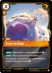 Here to Help Spiritforged Card List